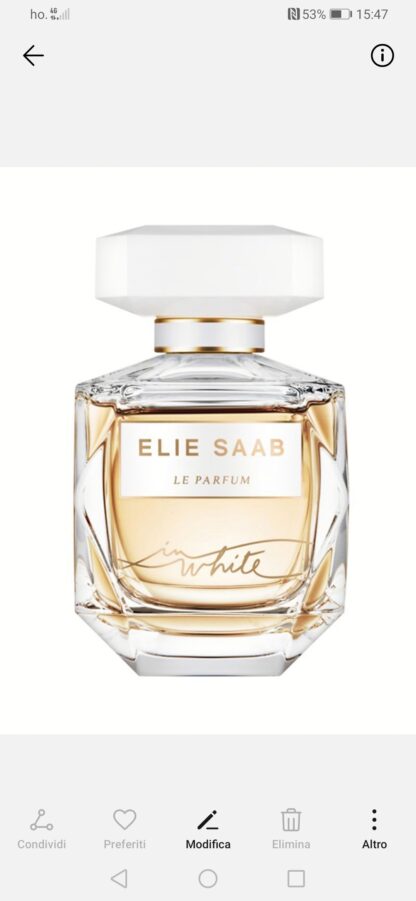 ELIE SAAB – LE PARFUM IN WHITE EDP 90 ML (Senza Scatola)