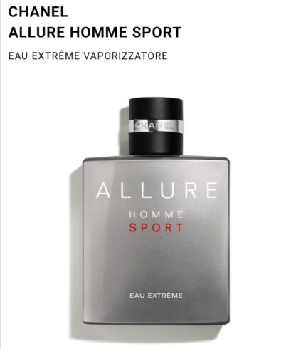 CHANEL ALLURE HOMME SPORT EAU EXTREME EAU DE TOILETTE 100 ML (Scatola Neutra)